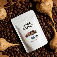 Café Instantané au Maca de Haute Qualité, Café Noir Instantané au Maca pour Hommes, Poudre de Café au Maca en Boîte