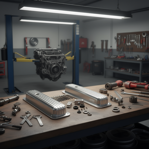 Coperchio Valvole Corto Chevy MT039016 Lucidato per Motori 87-97 - Product Image 2