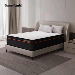 Colchón de Lujo Moderno para Hotel, Tamaño King/Full, Comprimido en Caja, Espuma Viscoelástica de Gel, Firmeza Media, Diseño Híbrido SWHM02 - Product Image 2