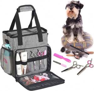 Free Sample Pet <b>Grooming</b> Organizer <b>Bag</b>, <b>Dog</b> <b>Grooming</b> Tools Tote <b>Bag</b>, Adjustable <b>Dog</b> <b>Grooming</b> Kit Shoulder <b>Bag</b> for Pet Groomer, - Product Image 4