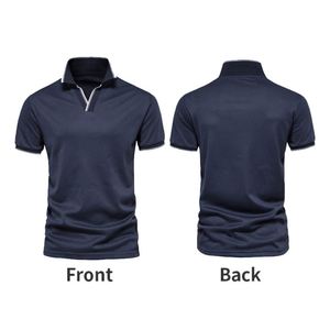 Chemises polo de golf Dry Fit personnalisées et élégantes pour hommes avec logo - Product Image 6