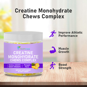 Gummies de créatine monohydrate sans gluten à faible MOQ pour renforcer la force, à prendre avant et après l'exercice, supplément nutritionnel sportif - Product Image 4