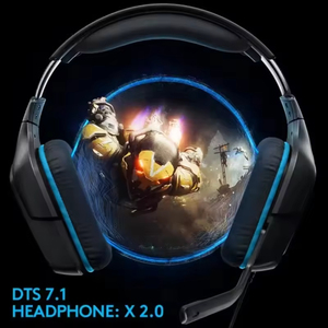 Casque de jeu filaire Logitech G431 original, son surround virtuel 7.1, avec carte son USB, casque de jeu léger - Product Image 5
