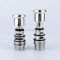 Accessoires de robinetterie de bain X6351BSCR en laiton avec finition chromée pour le déviateur d'eau du robinet de douche