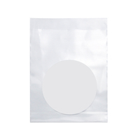 Sacs en plastique à bouche plate personnalisables en PE de qualité alimentaire transparents Impression en gravure Emballage anti-poussière pour les consommateurs
