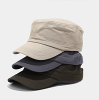 Nueva Gorra de Béisbol Plana de Algodón de Color Liso Estilo Coreano, Versátil, que Estiliza el Rostro, para Hombre y Mujer, Deportes al Aire Libre, con Diseño de Puntos