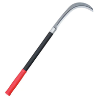 Faucille en acier à haute teneur en manganèse, lame de lancette, petit scimitar, coupe-bananes, petite faucille pour la récolte en extérieur