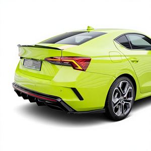 Kit de carrocería con difusor y alerón para parachoques ABS de coche, accesorios de protección de esquinas para Skoda Octavia RS MK4 2020-2024 - Product Image 1