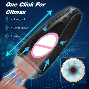 S-Hande Masturbator Sexspielzeug mit Saugfunktion, Automatischer Männlicher Masturbator-Becher, Masturbationsgerät für Männer, Juguete Sexual Masculino - Product Image 2