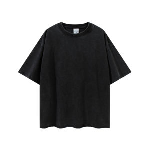 2021, camisetas lisas al por mayor, conjunto corto de sudor, conjunto de <span class=keywords><strong>2</strong></span> piezas, conjuntos de camiseta y pantalones cortos para hombre, camiseta lavada de gran tamaño 100% de algodón para hombre - Product Image 5