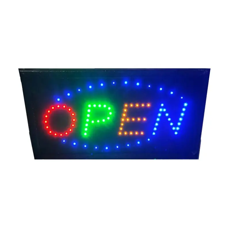 Neon Sign OPEN LED Business Sign Advertisement Board Electric Display Sign Two Modes Flashing & Steady Light · image 1