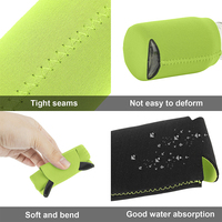 Manchon isotherme en néoprène personnalisé de 12 oz, couleur unie, pour canettes et boissons, vente en gros