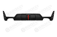 Kit carrosserie diffuseur inférieur de pare-chocs arrière en fibre de carbone sèche style MP avec feu stop LED pour BMW G20 G21 320i 330i M340i 2022-2026