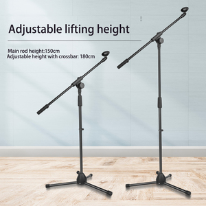 Support <span class=keywords><strong>de</strong></span> microphone professionnel Charmount pour studio, diffusion et enregistrement, support <span class=keywords><strong>de</strong></span> sol pour microphone à condensateur, <span class=keywords><strong>bras</strong></span> <span class=keywords><strong>de</strong></span> fixation pour <span class=keywords><strong>micro</strong></span> - Product Image 4