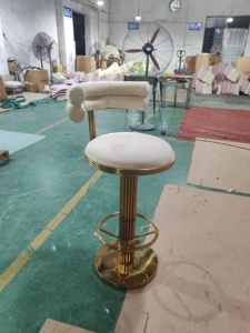 Chaise haute <span class=keywords><strong>de</strong></span> <span class=keywords><strong>bar</strong></span> en acier inoxydable <span class=keywords><strong>et</strong></span> <span class=keywords><strong>tabouret</strong></span> <span class=keywords><strong>de</strong></span> <span class=keywords><strong>bar</strong></span> en velours, fournis par l'usine XY, pour restaurant, café, mobilier <span class=keywords><strong>de</strong></span> <span class=keywords><strong>bar</strong></span> - Product Image 5
