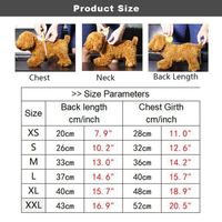 Manteaux rayés en jean pour chiens et chats, à manches volantées, avec anneau de laisse, pour Halloween, tenues créatives pour petits chiens de type Chihuahua, accessoire pour chiot