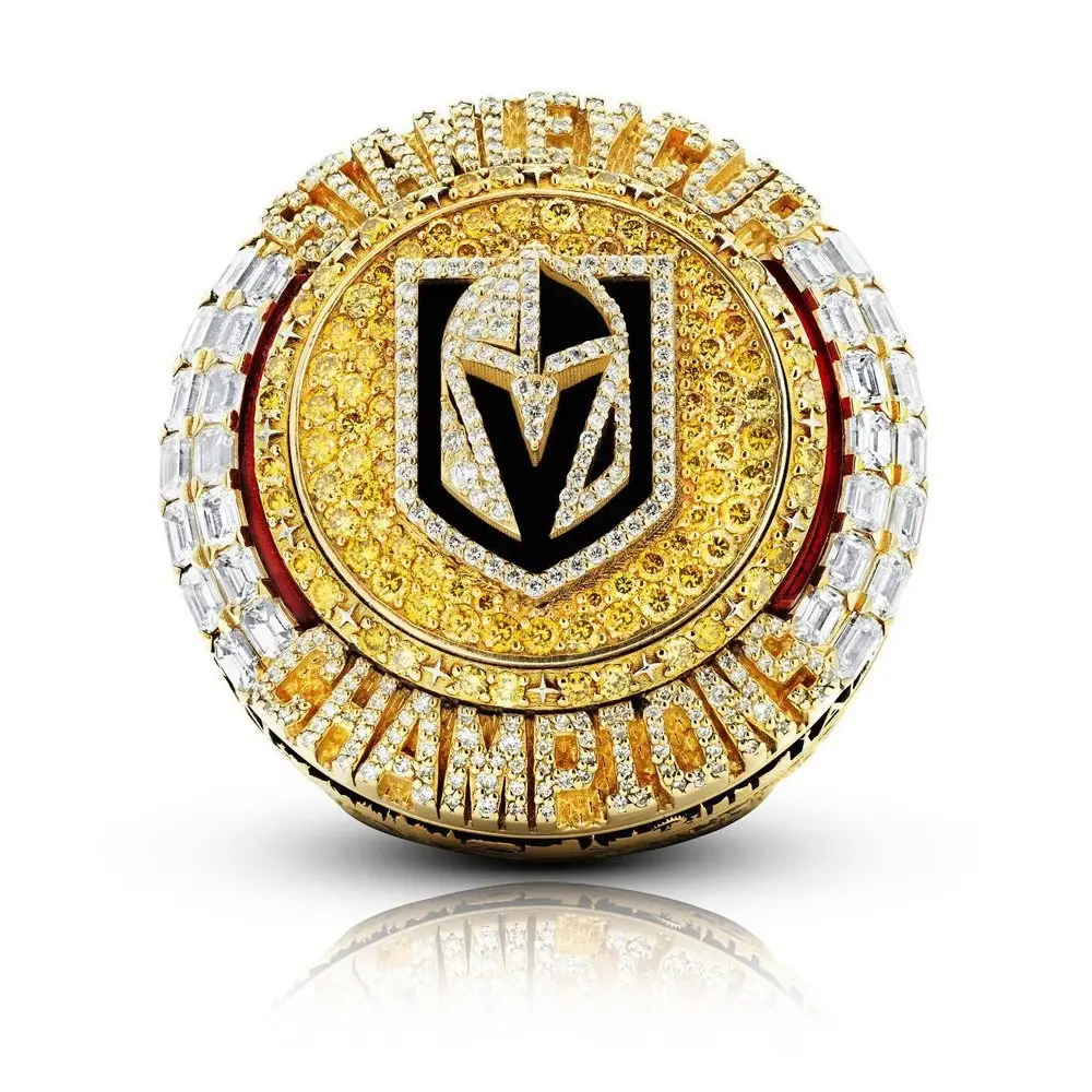 2023 campeonato de hockey sobre hielo de América del Norte Vegas Golden Knights Jason Of Beverly Hills Stanley Cup Championship Super Fan Ring