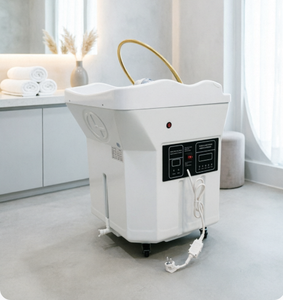Appareil de Spa Capillaire Portable 110V 220V à Température Constante, Bac à Shampooing de Salon avec Appui-tête en Silicone, Utilisation SPA Multifonctionnelle - Product Image 1