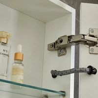 Vente en gros Armoire à miroir intelligente Armoire à miroir de salle de bain à double porte avec lumière LED Armoire à pharmacie