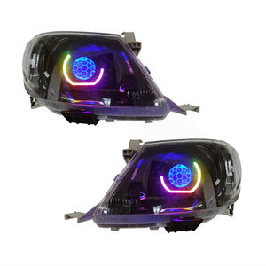 Sistema di Illuminazione Auto 2026 per Hilux Vigo 2005-2011, Fari LED RGBW con Effetto Occhi Arrabbiati, Abbaglianti e Anabbaglianti, Indicatori di Direzione - Product Image 3