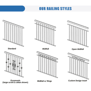 Popular Modular Aluminum <strong>Railing</strong> System Balcony and <strong>Deck</strong> <strong>Railing</strong> Picket <strong>Railing</strong> - Product Image 5