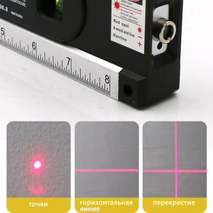 เครื่องสร้างระดับเลเซอร์ Niveau,อุปกรณ์สำหรับใช้ในการก่อสร้างในแนวนอนลายเส้นข้ามเส้นอินฟราเรด2เส้นมองเห็นกลางคืนบับเบิ้ล - Product Image 5