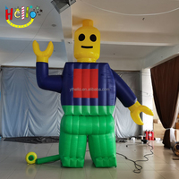 Décoration gonflable personnalisée en forme d'homme, mascotte marin gonflable