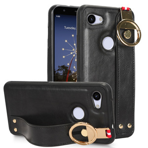 Étui antichoc en TPU + cuir PU à texture Crazy Horse pour téléphone Google <span class=keywords><strong>Pixel</strong></span> <span class=keywords><strong>3A</strong></span> - Product Image 1
