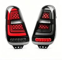 Feux arrière à LED en grille pour Mini Cooper R50 R52 R53 2000-2006, étanches, Plug and Play, ajustement automatique