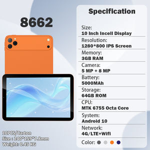 <span class=keywords><strong>Tablet</strong></span> <span class=keywords><strong>Android</strong></span> 10 de 10 Pulgadas de Alta <span class=keywords><strong>Calidad</strong></span> al <span class=keywords><strong>Mejor</strong></span> <span class=keywords><strong>Precio</strong></span>, 3GB de RAM, 64GB de Almacenamiento, Octa Core, Rápida para Juegos, Uso Profesional y Empresarial - Product Image 2