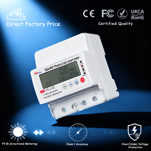 Interruptor Automático RMshebei de 100 Amperios, Disyuntores Eléctricos Tuya Mcb <span class=keywords><strong>Wifi</strong></span>, Interruptor de Circuito Inteligente con Medición, Monitor de Energía Inteligente <span class=keywords><strong>Wifi</strong></span> Oem - Product Image 1