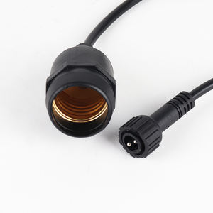 वॉटरप्रूफ कॉर्ड 1000ft आउटडोर विद्युत तार लैंप सॉकेट e26 <span class=keywords><strong>e27</strong></span> ई 27 लैंप धारक स्ट्रिंग लाइन - Product Image 1