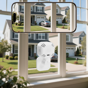 Wi-Fi камера безопасности 3MP 2K окно с креплением на присоске ночного видения 24/7 обнаружения движения записи SD карты варианты хранения данных - Product Image 3