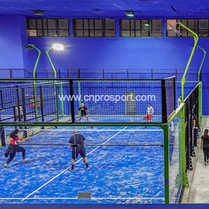 Juego completo de fabricantes de cancha de Pádel panorámica al aire libre precio de fábrica Cancha de pedal para uso en centro deportivo 2023 - Product Image 2