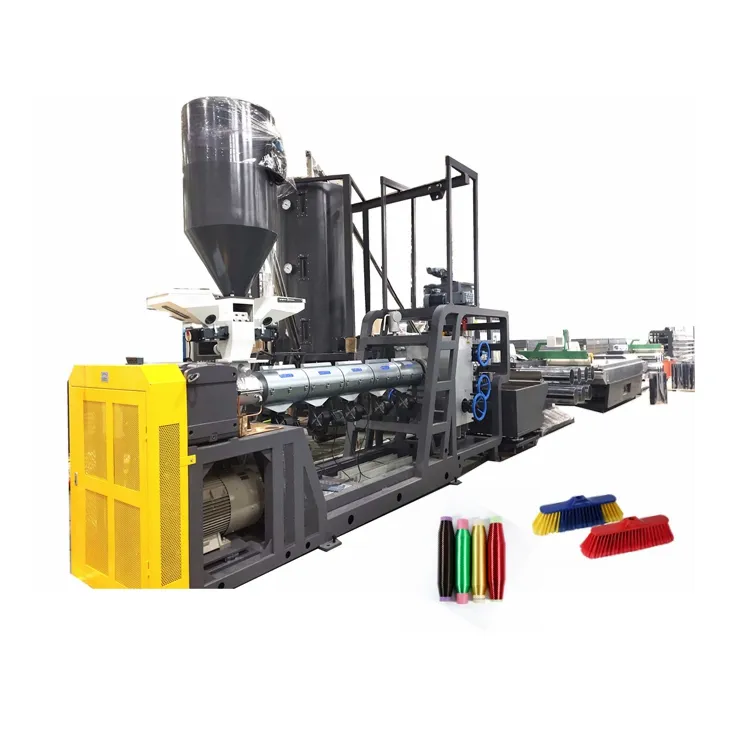 Professional monofilament extruder machine for making broom