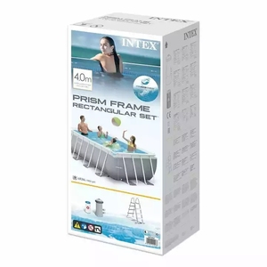 Venta al por mayor 26788 Intex 400*200*100 cm PVC sobre el suelo <span class=keywords><strong>Piscina</strong></span> Marco grande para niños y adultos para diversión familiar - Product Image 4
