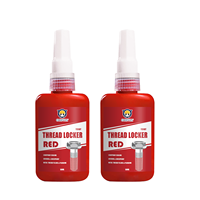 GORVIA Y316T 50ML Colle anaérobie de blocage et d'étanchéité rouge haute résistance pour la protection des vis, écrous et fixations
