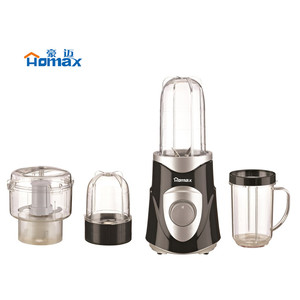Homax Versatile Blender With Double Blades 33.5x14x25cm Electric Food Processor For Juicing And Grinding - Product Image 1