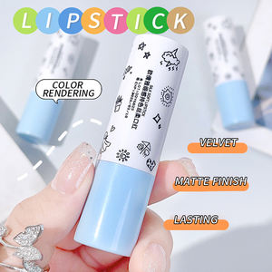 O'CHEAL lipstik dua warna Matte halus, Pelembab Bibir berubah warna hangat, lipstik tahan air - Product Image 3