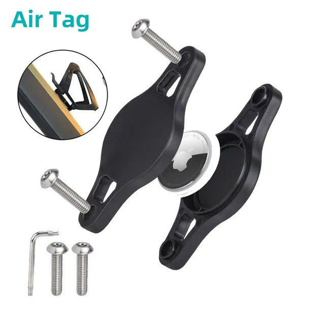 Find My Device Mini GPS Tracker Bike Accessories Water Bottle Holder with Air Tags Plastic Rastreador Veicular Locator Finder