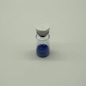 GHK-Cu 99% 50mg 100mg Soin cosmétique de la peau Poudre lyophilisée de cuivre bleu Aseptique Soluble dans l'eau - Product Image 2