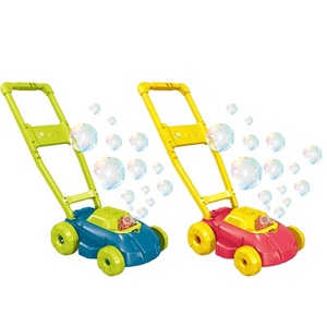 Outdoor Push Backyard <strong>Toys</strong> Electric Bubble Machine Baby Outdoor Hand Push Activity Walker Bubble <strong>Lawn</strong> <strong>Mower</strong> <strong>Toy</strong> for Toddlers - Product Image 1