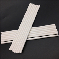 Pailles en papier blanches jetables, emballées individuellement, 100 pièces par paquet, pailles écologiques
