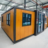 Maison conteneur scandinave préfabriquée extensible WinFair 2 chambres, conteneurisé pour villa auto-construite / habitation résidentielle