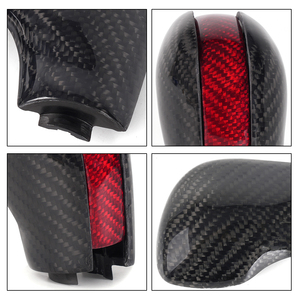 Pomo de Palanca de Cambios de Fibra de Carbono Directo de Fábrica, Suministro al por Mayor, Cubierta de Palanca de Cambios para <span class=keywords><strong>Golf</strong></span> 6 7 R <span class=keywords><strong>GTI</strong></span> Passat B7 B8 CC R20 Jetta MK6 - Product Image 2
