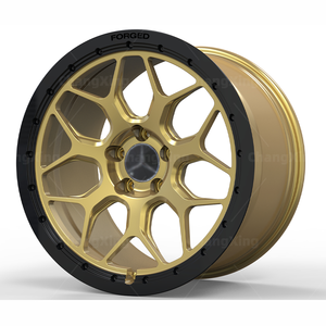 Jantes forgées multi-branches Speedmega en alliage Beadlock poli miroir 18x11J 5x112 30*16 30*12/14, alésage central 66,6 mm pour C63S - Product Image 3