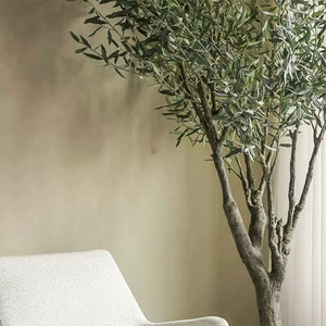 Olive artificielle avec Fruits éclatants et feuilles épaisses pour décoration d'hôtel et cérémonie - Product Image 4