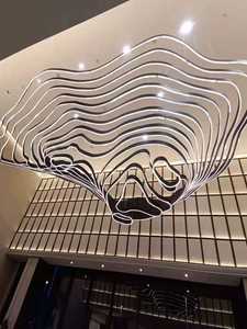 Hiện đại sảnh khách sạn siêu lớn kỹ thuật đèn phục vụ hình núi sân thượng Đèn chùm tiệc phòng bộ phận bán hàng - Product Image 4