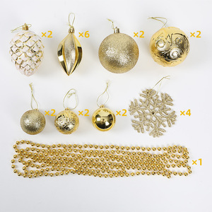 Décorations de Noël, boules de Noël, ensemble de boules de Noël, pendentif, boîte cadeau - Product Image 4