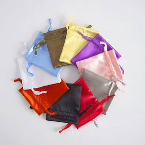 Custom <b>Personalized</b> Recyclable Dust <b>Bag</b> Logo Travel Portable Satin Fabric Drawstring <b>Gift</b> <b>Bag</b> Multicolour Promotional - Product Image 2